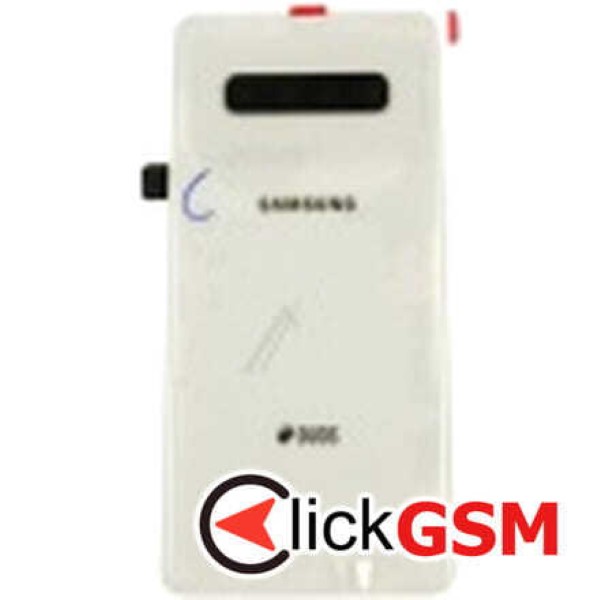 Piesa Capac Spate Cu Geam Camera Alb Samsung Galaxy S10.plus 74u