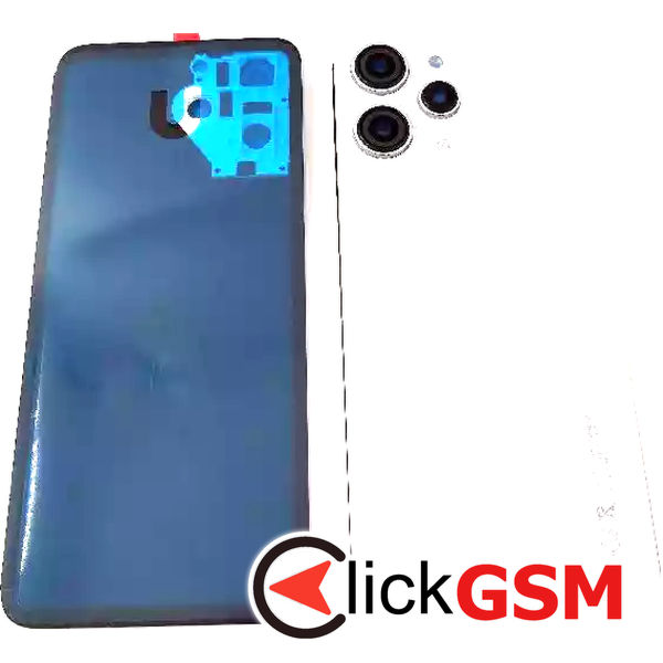 Piesa Piesa Capac Spate Cu Geam Camera Alb Xiaomi Redmi 12 2uxn