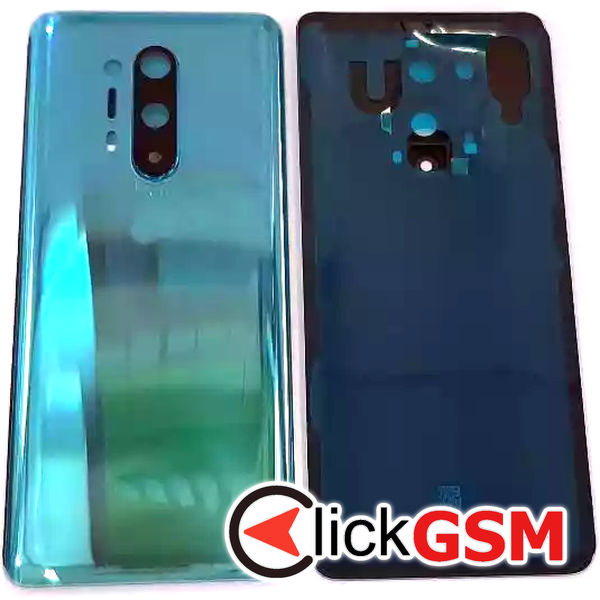 Piesa Capac Spate Cu Geam Camera Albastru Deschis Oneplus 8 Pro 26l5