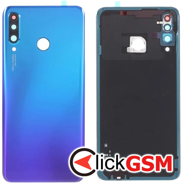 Piesa Capac Spate Cu Geam Camera Albastru Huawei P30 Lite 4s1f