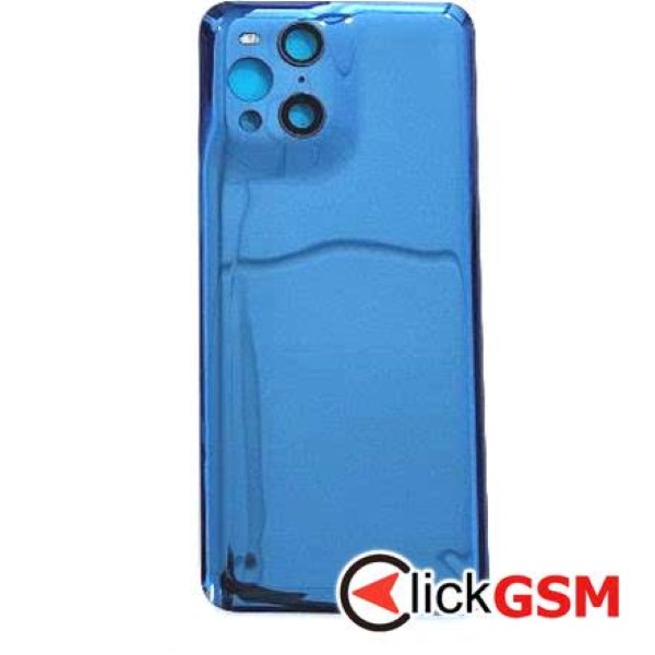 Piesa Piesa Capac Spate Cu Geam Camera Albastru Oppo Find X3 2qkv