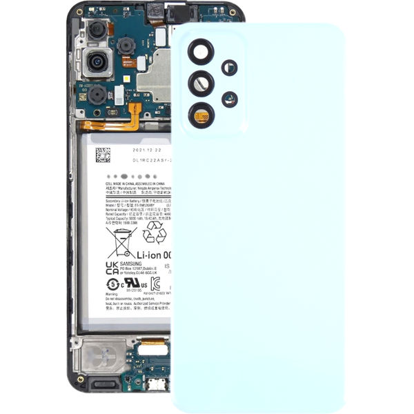 Samsung Galaxy A23 5G · For Samsung Galaxy A23 5G SM-A236A Battery Back Cover with Camera Lens Frame(Blue)