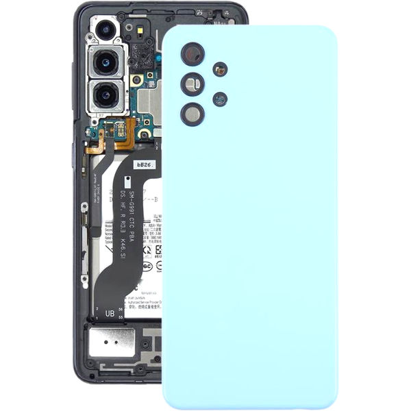 Samsung Galaxy A32 · For Samsung Galaxy A32 4G SM-A325F Battery Back Cover with Camera Lens Frame(Blue)