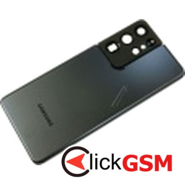 Piesa Capac Spate Cu Geam Camera Albastru Samsung Galaxy S21 Ultra 5g Ix1