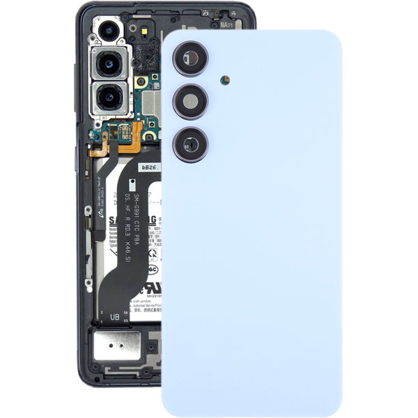 Samsung Galaxy S24+ · For Samsung Galaxy S24+ SM-S926B Battery Back Cover with Camera Lens Frame(Blue)
