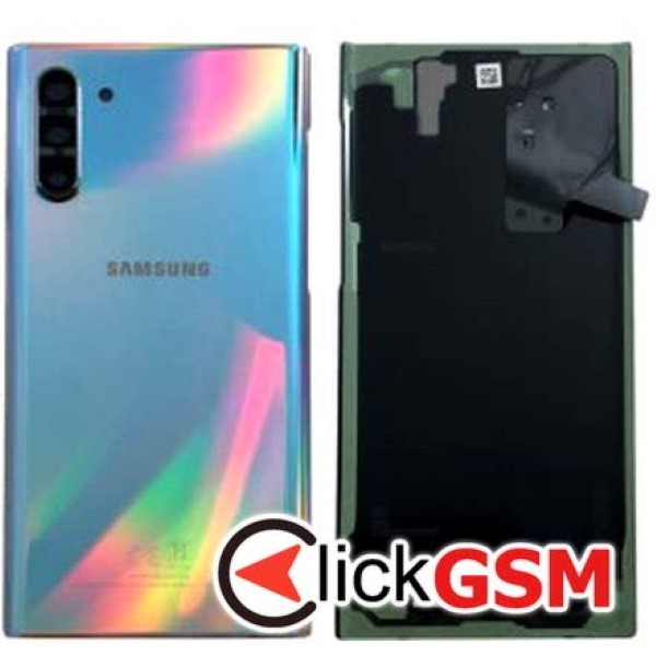 Piesa Capac Spate Cu Geam Camera Argintiu Samsung Galaxy Note10 U6z