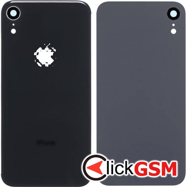 Piesa Piesa Capac Spate Cu Geam Camera Black Apple Iphone Xr 45xu