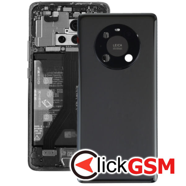 Piesa Capac Spate Cu Geam Camera Black Huawei Mate 40 Pro 2bjs