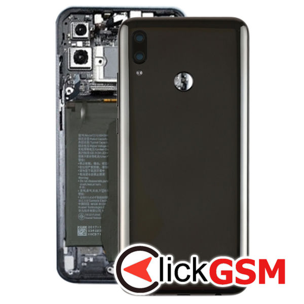 Piesa Piesa Capac Spate Cu Geam Camera Black Huawei P Smart 2019 2ewe