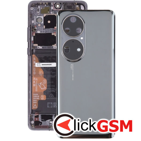 Piesa Piesa Capac Spate Cu Geam Camera Black Huawei P50 Pro 1fba