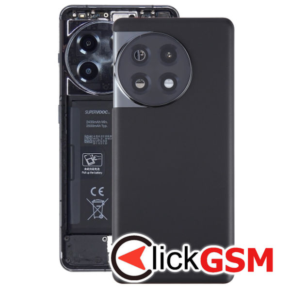 Piesa Capac Spate Cu Geam Camera Black Oneplus 11r 5g 1f2a