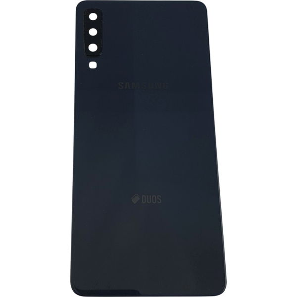 Samsung Galaxy A7 2018 · Capac Samsung A7 2018 A750 Original Bleumarin Cu Geam Camera