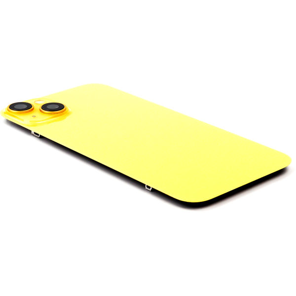 Apple iPhone 14 Plus · Back Cover incl. Camera lens, Flash Light and Wireless Charging For iPhone 14 Plus Yellow Pulled B