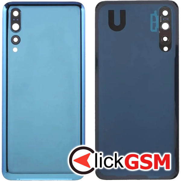 Piesa Capac Spate Cu Geam Camera Blue Huawei P20 Pro 3hwv