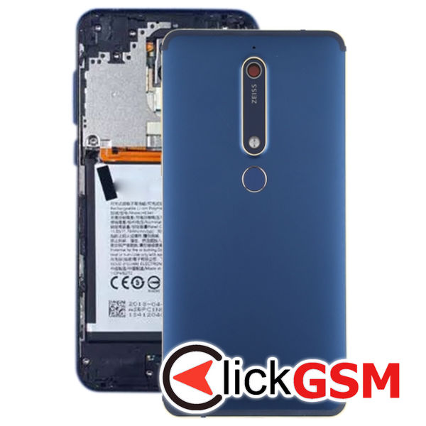 Piesa Piesa Capac Spate Cu Geam Camera Blue Nokia 6.1 49kf