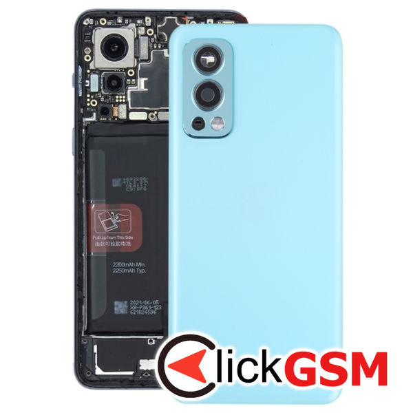 Piesa Piesa Capac Spate Cu Geam Camera Blue Oneplus Nord 2 5g 21u6