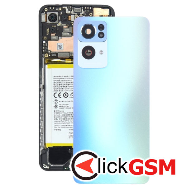 Piesa Piesa Capac Spate Cu Geam Camera Blue Oppo Reno7 Pro 2td3