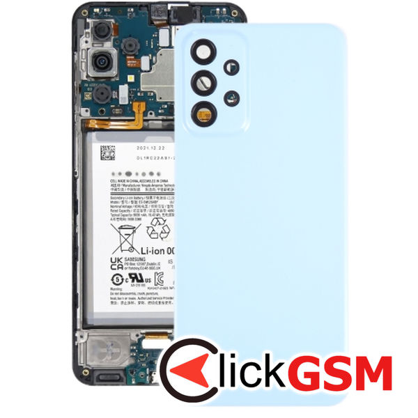 Piesa Piesa Capac Spate Cu Geam Camera Blue Samsung Galaxy A23 5g 4b15