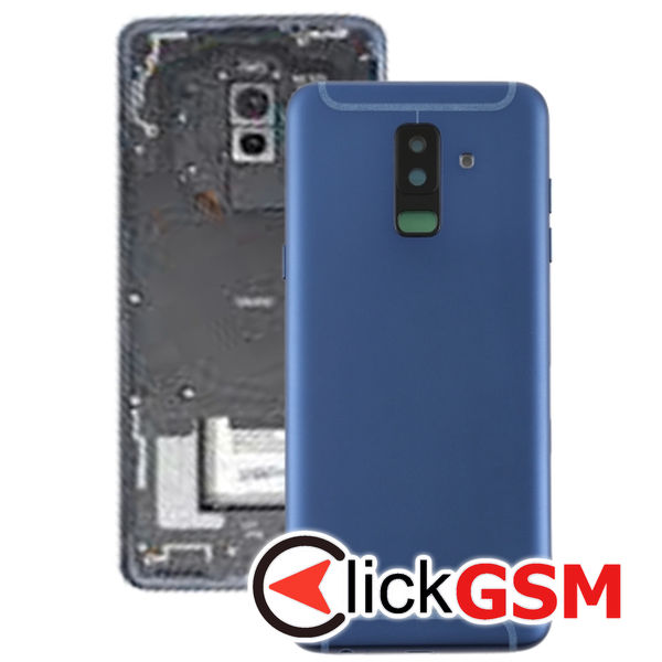 Piesa Capac Spate Cu Geam Camera Blue Samsung Galaxy A60 4o4i