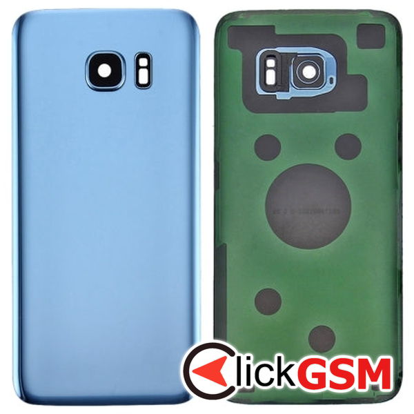 Piesa Capac Spate Cu Geam Camera Blue Samsung Galaxy S7  4awy