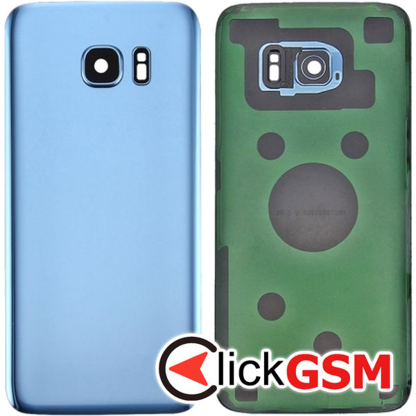 Piesa Piesa Capac Spate Cu Geam Camera Blue Samsung Galaxy S7 4awy