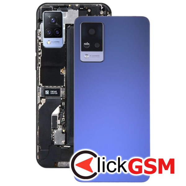 Piesa Piesa Capac Spate Cu Geam Camera Blue Vivo V21 2t0e