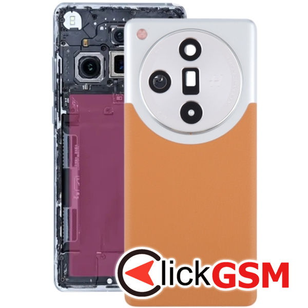 Piesa Capac Spate Cu Geam Camera Brown Oppo Find X7 4hgi