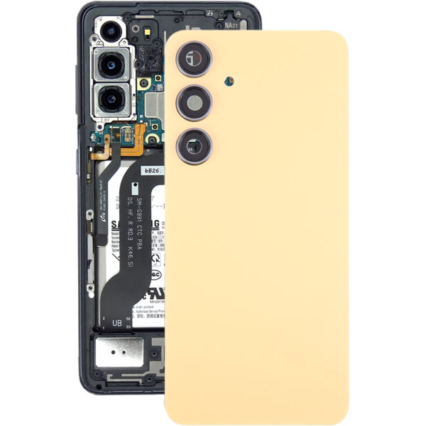 Samsung Galaxy S24+ · For Samsung Galaxy S24+ SM-S926B Battery Back Cover with Camera Lens Frame(Yellow)