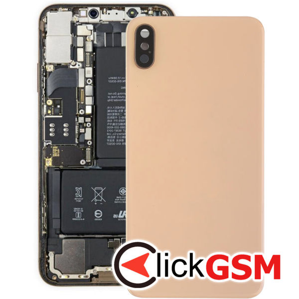 Piesa Piesa Capac Spate Cu Geam Camera Gold Apple Iphone Xs Max 4fqr