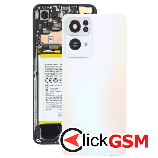 Piesa Capac Spate Cu Geam Camera Gold Oppo Reno7 Pro 2td4