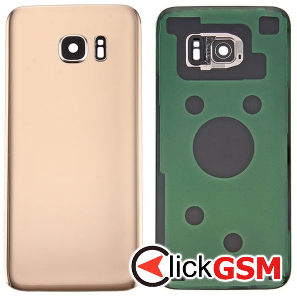 Piesa Capac Spate Cu Geam Camera Gold Samsung Galaxy S7  4ax8