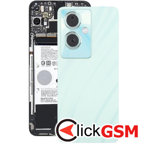 Piesa Piesa Capac Spate Cu Geam Camera Green Oppo A79 5g 48n9