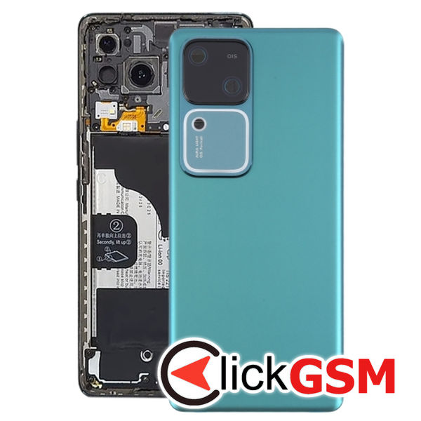 Piesa Capac Spate Cu Geam Camera Green Vivo V30 48l8