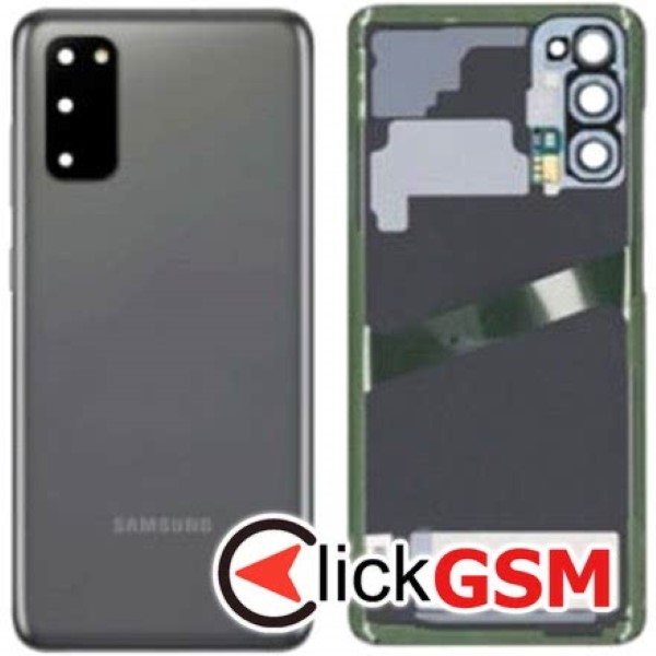 Piesa Capac Spate Cu Geam Camera Gri Samsung Galaxy S20.plus 1jox