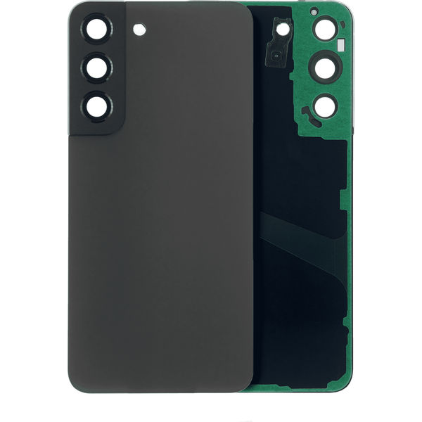 Samsung Galaxy S22 · Back Cover Glass With Camera Lens For Samsung Galaxy S22 5G (No Logo) (Aftermarket Plus) (Graphite)