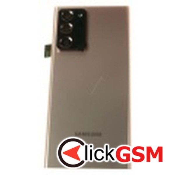 Piesa Capac Spate Cu Geam Camera Maro Auriu Samsung Galaxy Note20 Ultra 5g Ryi