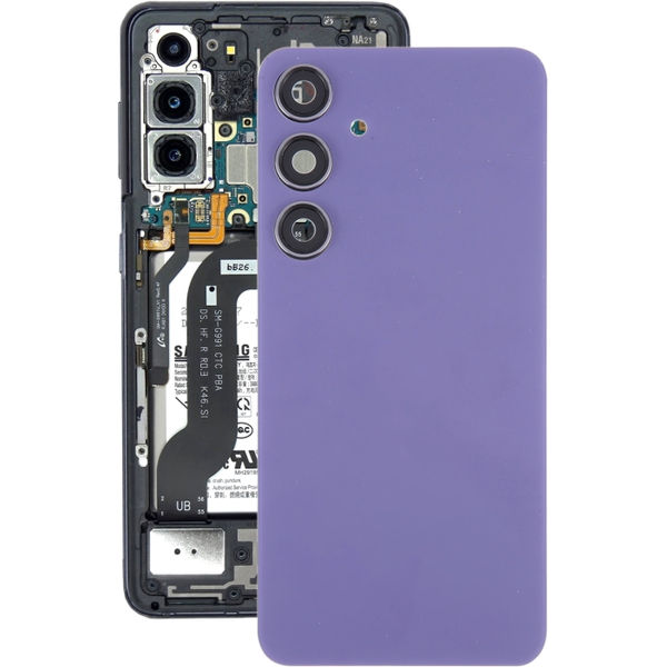 Samsung Galaxy S24+ · For Samsung Galaxy S24+ SM-S926B Battery Back Cover with Camera Lens Frame(Purple)