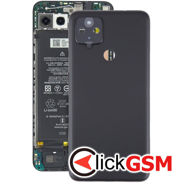 Piesa Capac Spate Cu Geam Camera Negru Google Pixel 4a 5g 4hdd