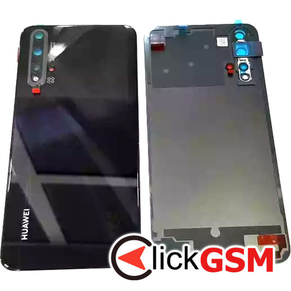 Piesa Capac Spate Cu Geam Camera Negru Huawei Nova 5t 970