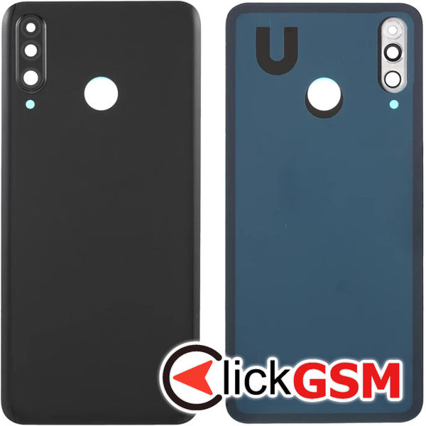 Piesa Capac Spate Cu Geam Camera Negru Huawei P30 Lite 4s1h