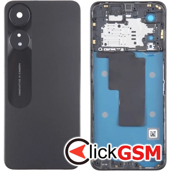 Piesa Capac Spate Cu Geam Camera Negru Oppo A78 5g 4u10