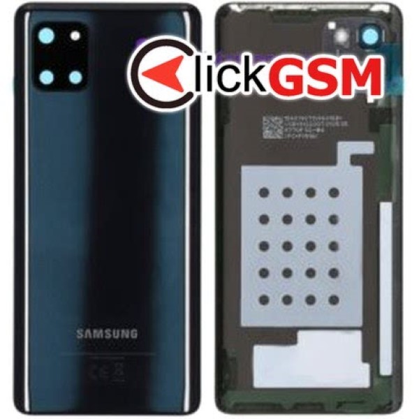 Piesa Piesa Capac Spate Cu Geam Camera Negru Samsung Galaxy Note10 Lite Uut