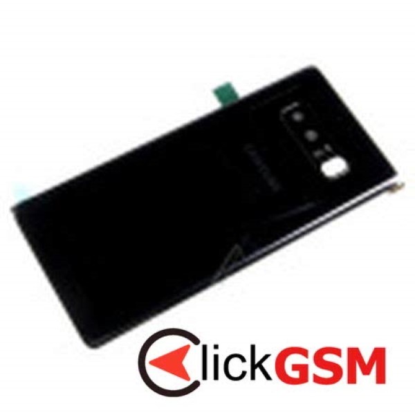 Piesa Capac Spate Cu Geam Camera Negru Samsung Galaxy Note8 Isc