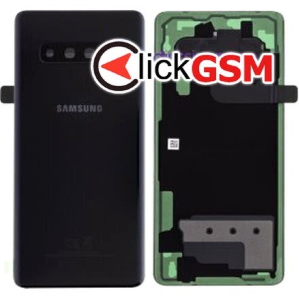 Piesa Capac Spate Cu Geam Camera Negru Samsung Galaxy S10.plus V6r