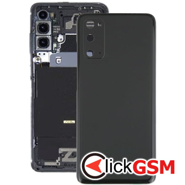 Piesa Capac Spate Cu Geam Camera Negru Samsung Galaxy S20 4ave