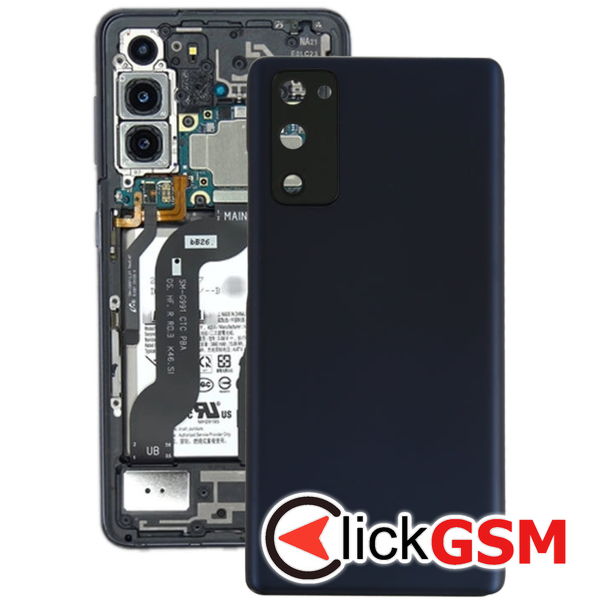 Piesa Capac Spate Cu Geam Camera Negru Samsung Galaxy S20 Fe 4ah0