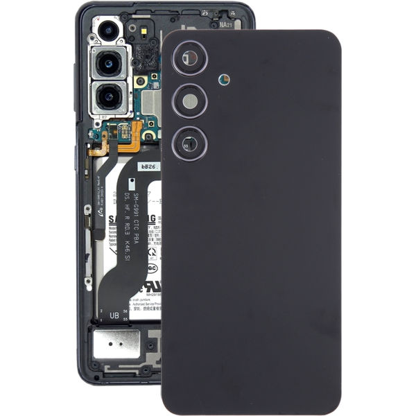 Samsung Galaxy S24+ · For Samsung Galaxy S24+ SM-S926B Battery Back Cover with Camera Lens Frame(Black)