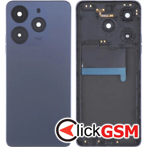 Piesa Piesa Capac Spate Cu Geam Camera Negru Tecno Spark 10 Pro 4vg9