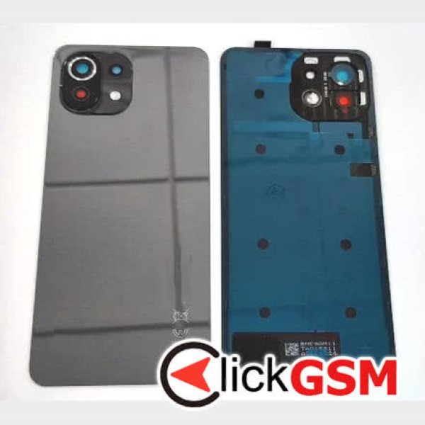 Piesa Capac Spate Cu Geam Camera Negru Xiaomi Mi 11 Lite 37ve