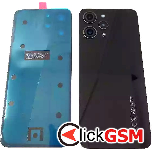 Piesa Capac Spate Cu Geam Camera Negru Xiaomi Redmi 12 20bi